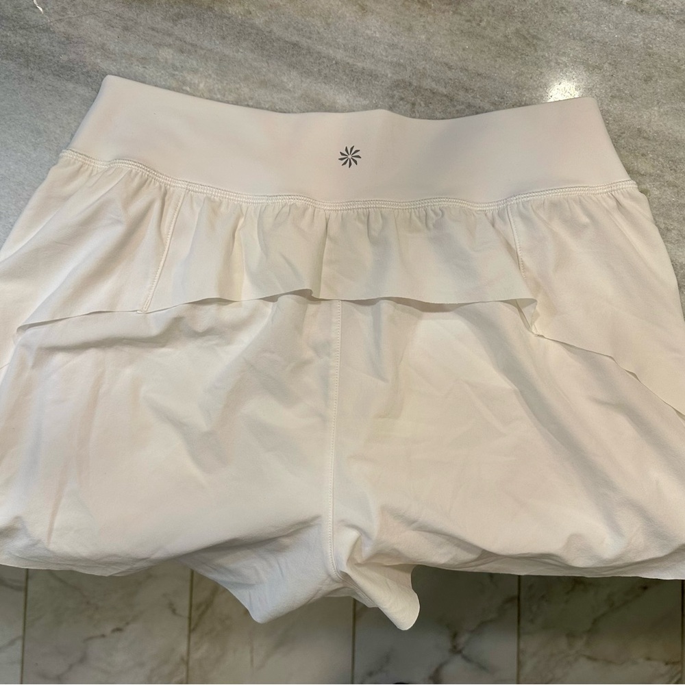 Athleta White Athletic Shorts